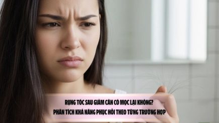 Rụng tóc sau giảm cân có mọc lại không? Phân tích khả năng phục hồi theo từng trường hợp