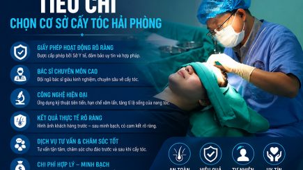 Những tiêu chí chọn cơ sở cấy tóc Hải Phòng