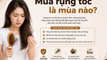 Mùa rụng tóc là mùa nào? Có đáng lo không?