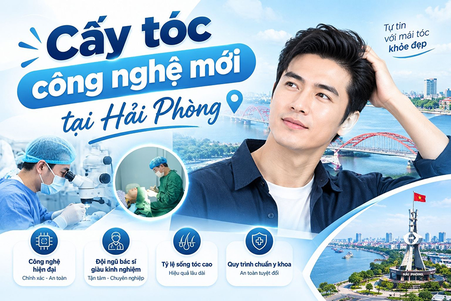 Cấy tóc công nghệ mới tại Hải Phòng: Đặc điểm, kỹ thuật và cách lựa chọn