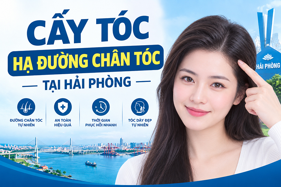 Đánh giá hiệu quả cấy tóc hạ đường chân tóc tại Hải Phòng