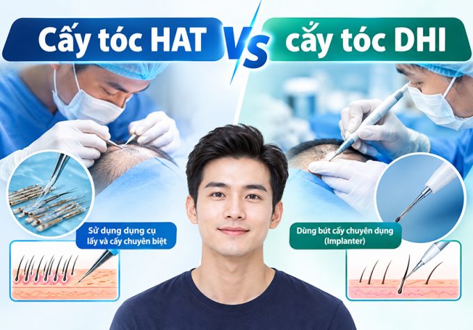 Cấy tóc HAT vs cấy tóc DHI: Khác biệt nằm ở đâu và nên chọn phương pháp nào?