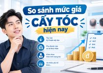So sánh mức giá cấy tóc hiện nay