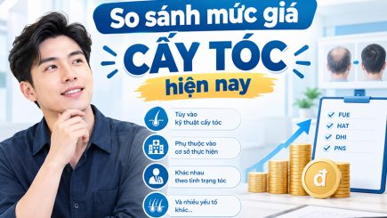 So sánh mức giá cấy tóc hiện nay