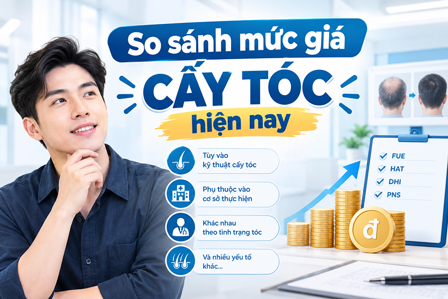 So sánh mức giá cấy tóc hiện nay: Chênh lệch vài chục triệu do đâu?