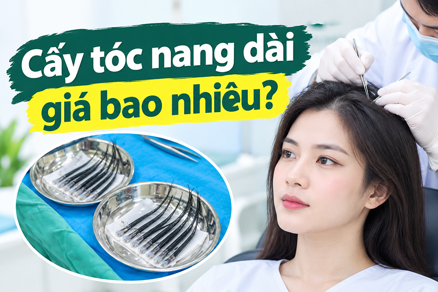Cấy tóc nang dài giá bao nhiêu? Chi phí thực tế và lưu ý trước khi thực hiện