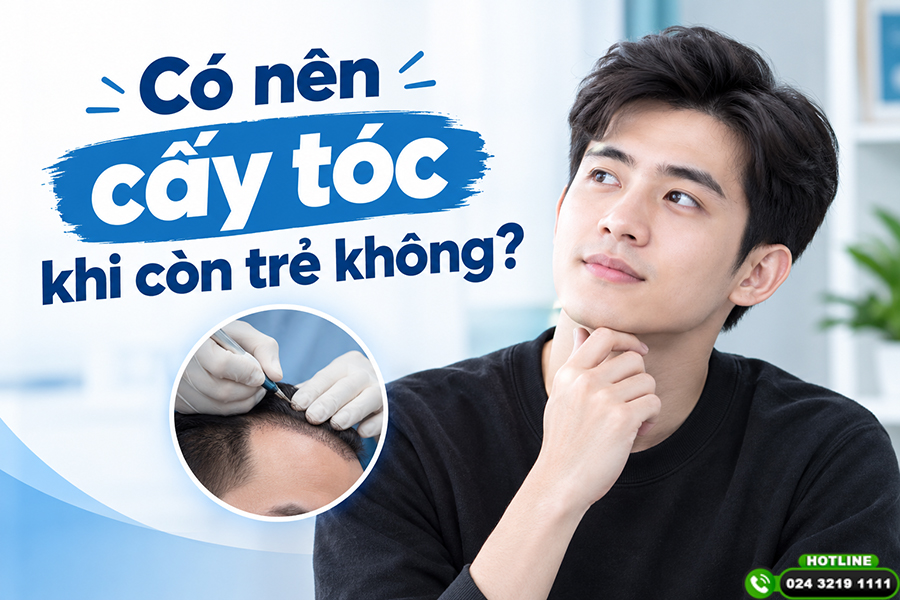 Có nên cấy tóc khi còn trẻ không? Đánh giá chuyên môn