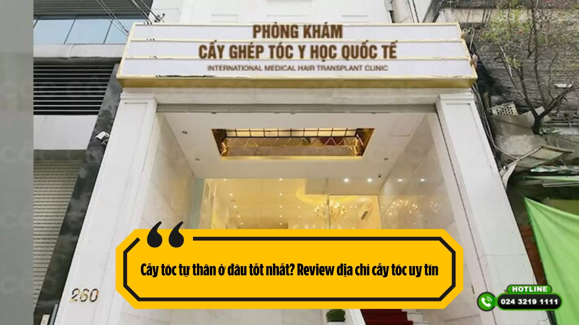 Cấy tóc tự thân ở đâu tốt nhất? Review địa chỉ cấy tóc uy tín